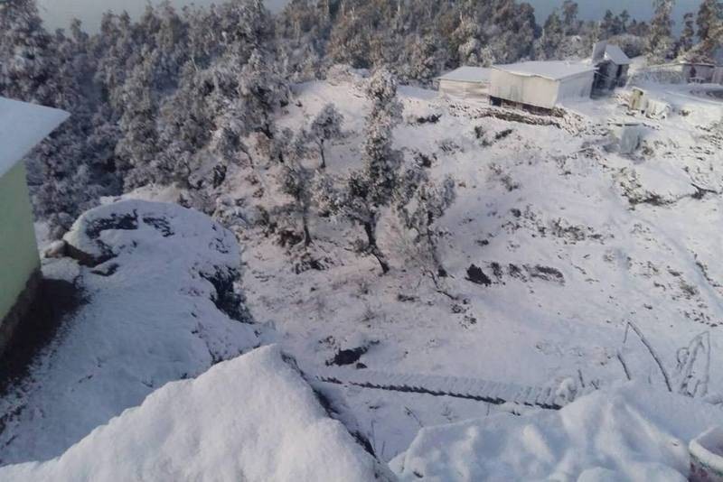    Snowfall again in Karnali region, posing difficulty to daily life   
