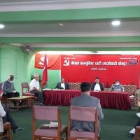 माओवादी केन्द्रको स्थायी कमिटी बैठक पेरिसडाँडामा