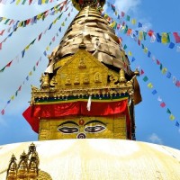 बुद्धजयन्तीका लागि सजाइयो स्वयम्भूनाथ मन्दिर,