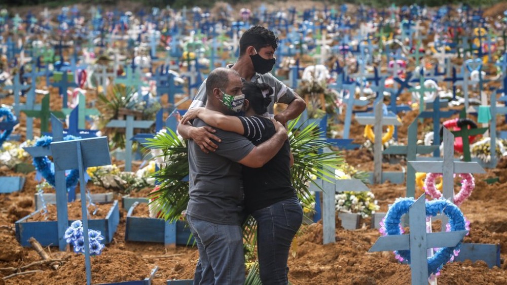 ब्राजिलमा एकै दिन १ हजार ६५७ जनाको कोभिड १९ सङ्क्रमणबाट निधन