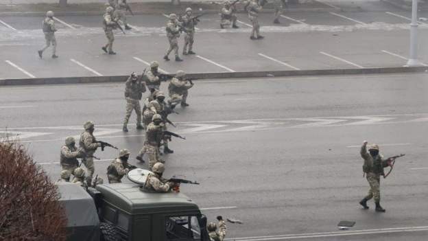 कजाकिस्तान : १८ सुरक्षाकर्मी, दर्जनौं नागरिकको मृत्यु, रुसी सेना देशमा प्रवेश